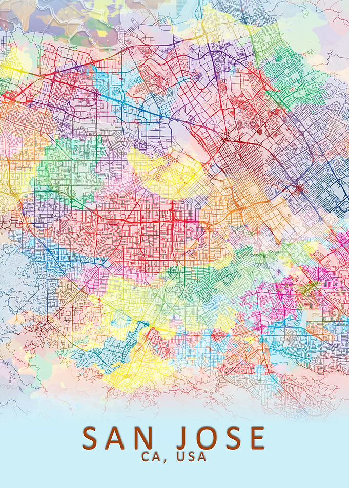 San Jose Splash City Map