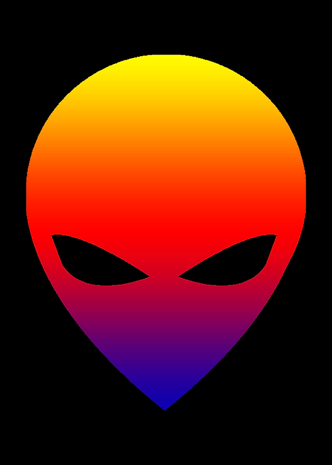 Gradient Alien