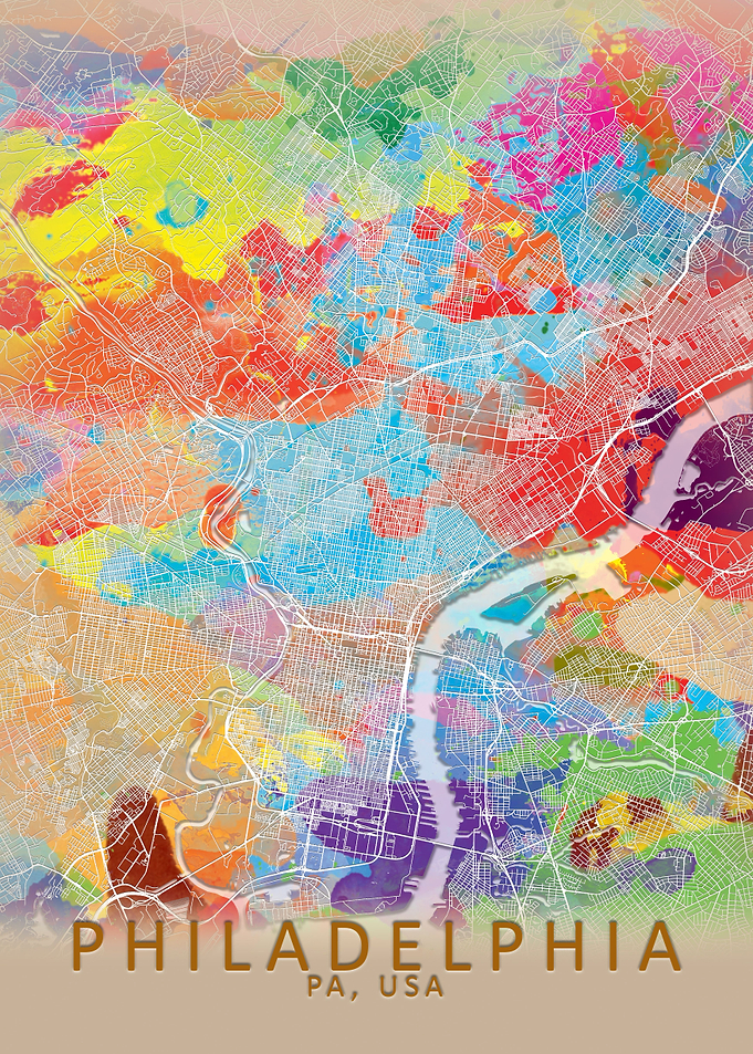 Philadelphia Splash Map