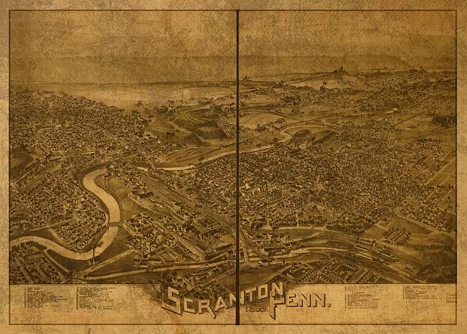 Scranton Pennsylvania Map
