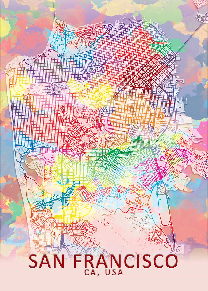 San Francisco Splash Map