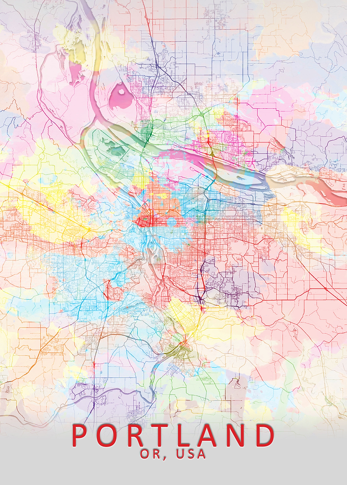 Portland Splash City Map