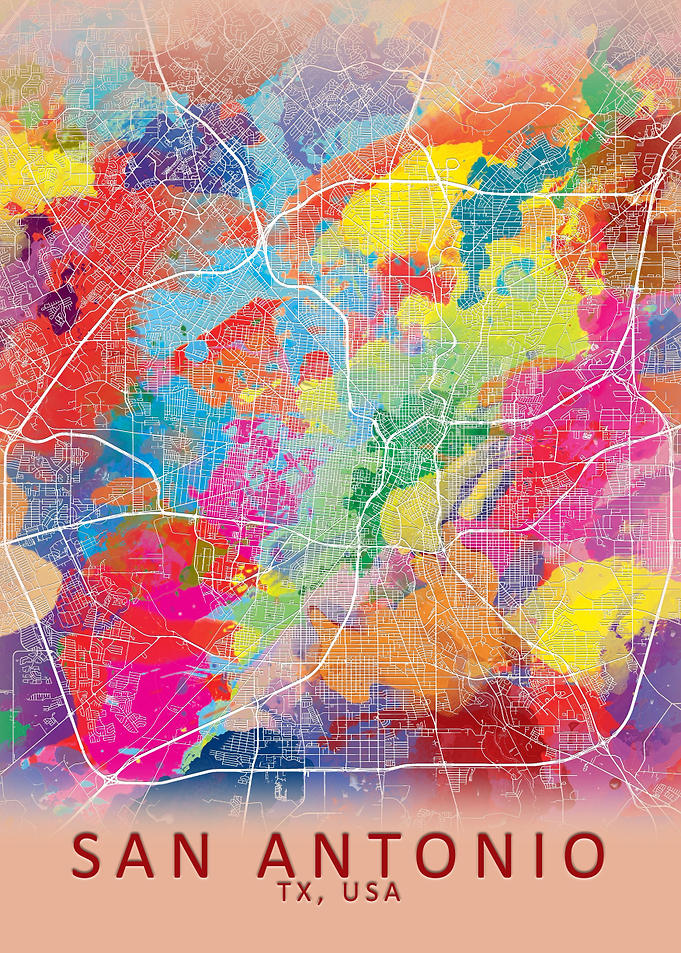 San Antonio Splash CityMap