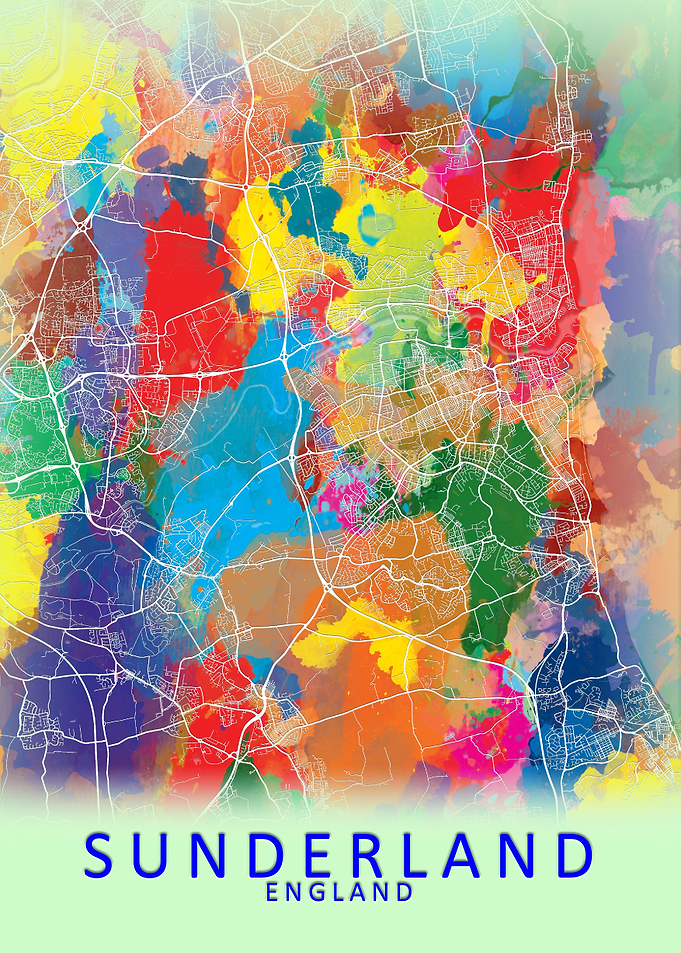 Sunderland Splash City Map