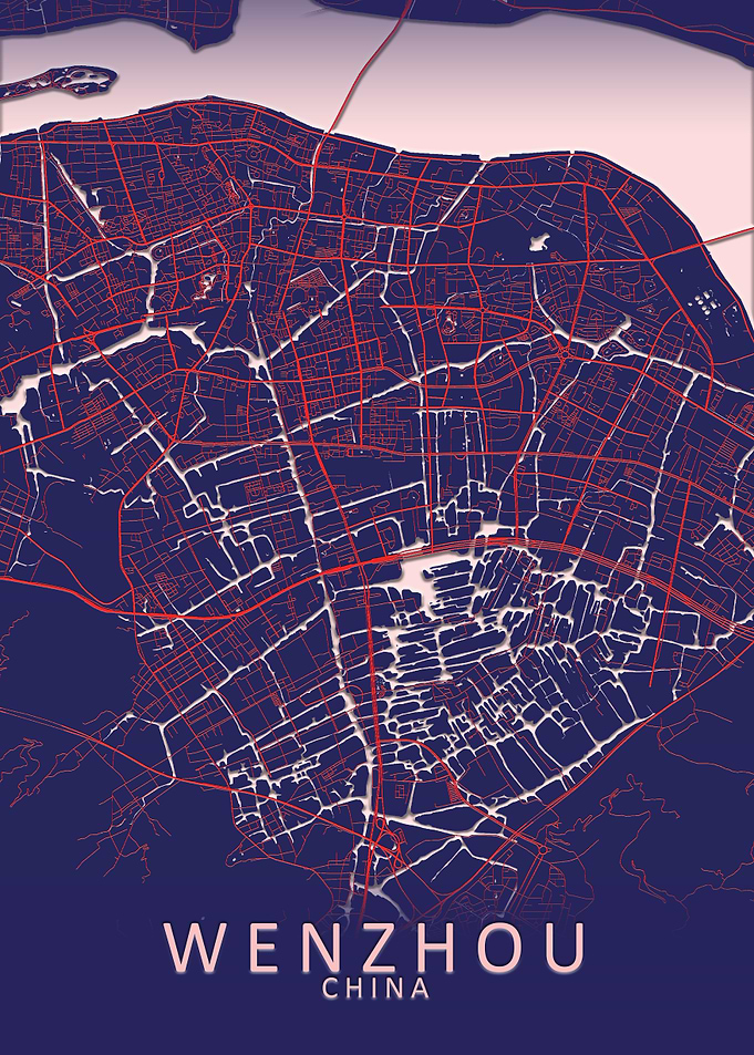 Wenzhou Blue City Map