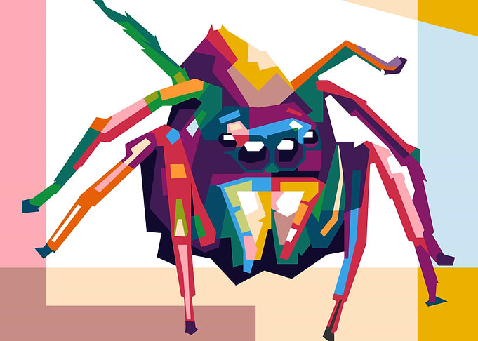 Spider Mini Pop Art