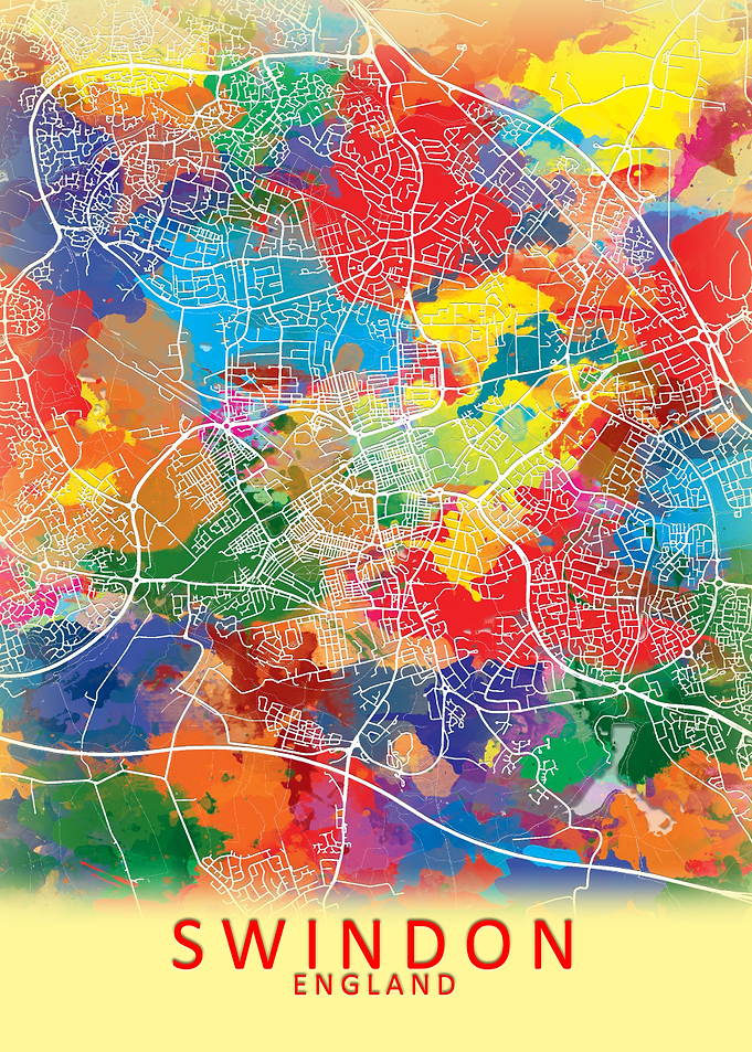 Swindon Splash City Map