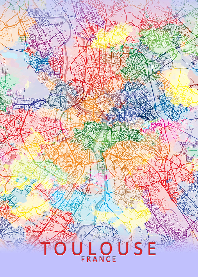 Toulouse Splash City Map