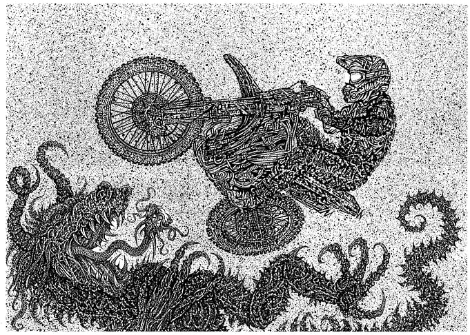 Dragon stuntman