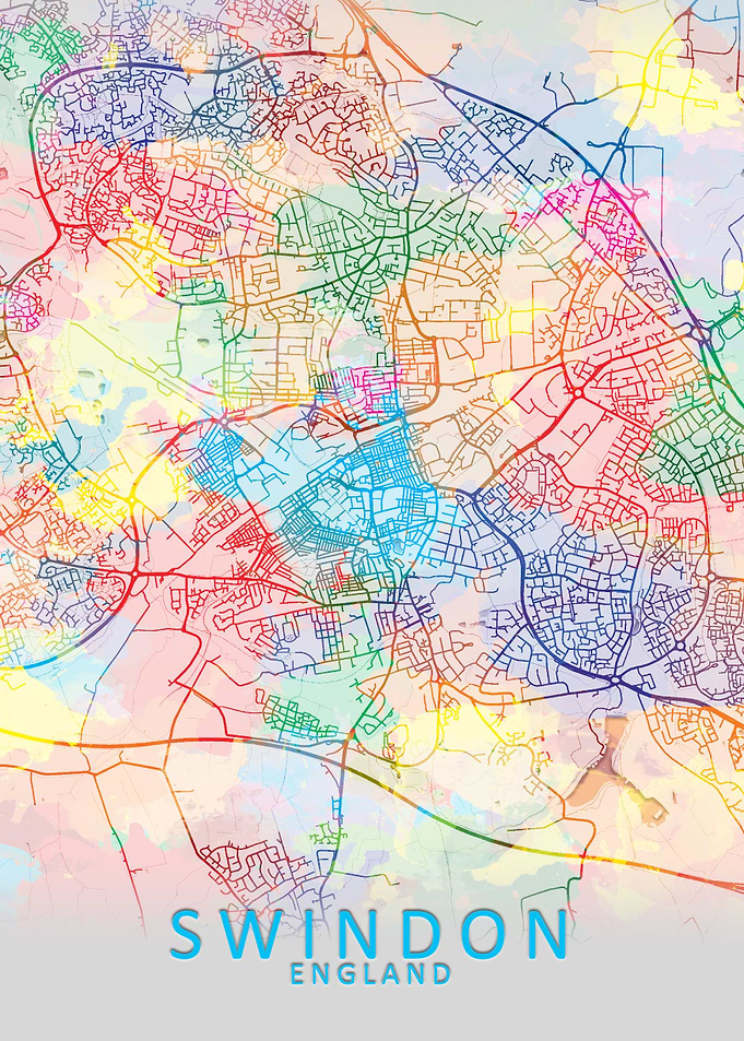 Swindon Splash City Map