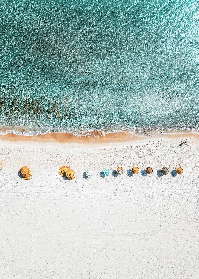 Beach from above