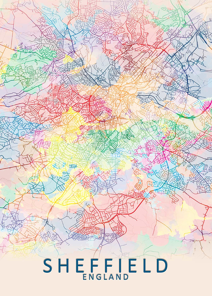 Sheffield Splash City Map