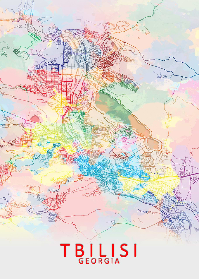 Tbilisi Splash City Map