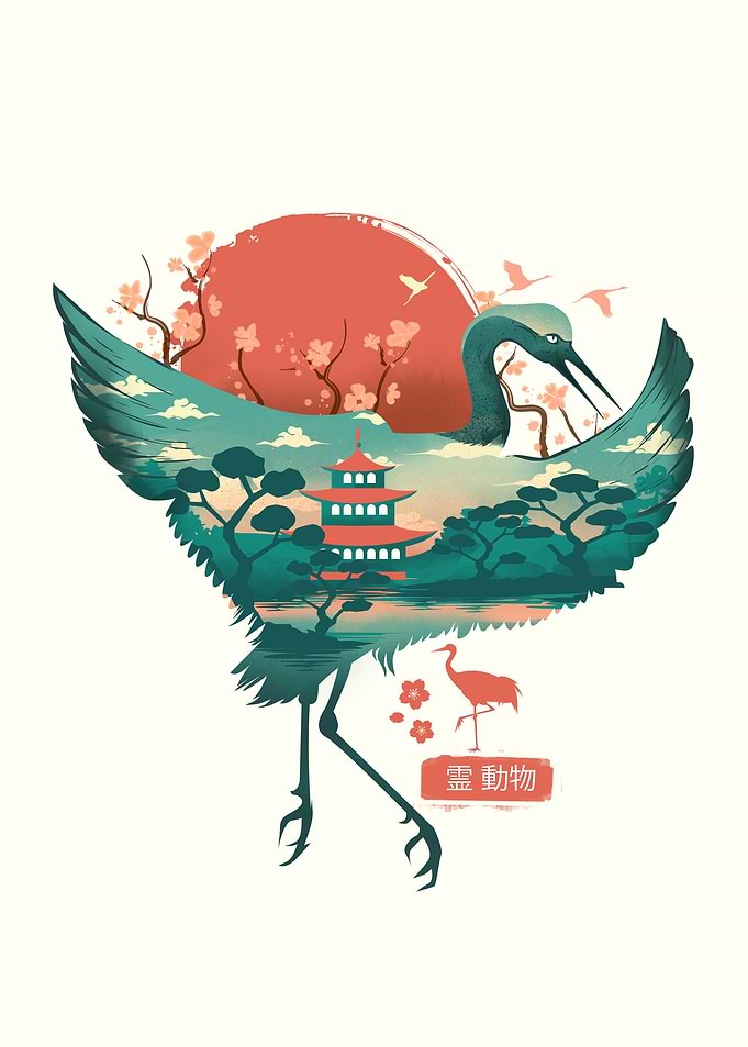 Spirit Animal Crane