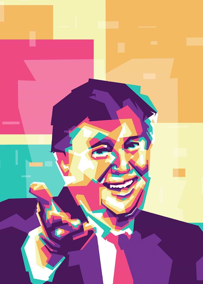 Donald trump in WPAP art