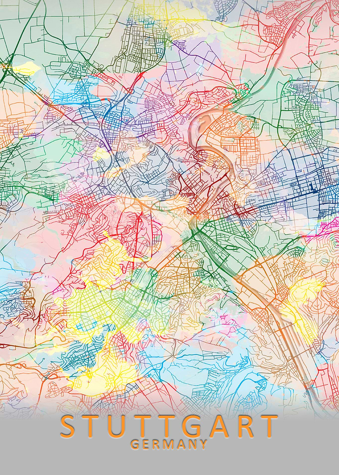 Stuttgart Splash City Map
