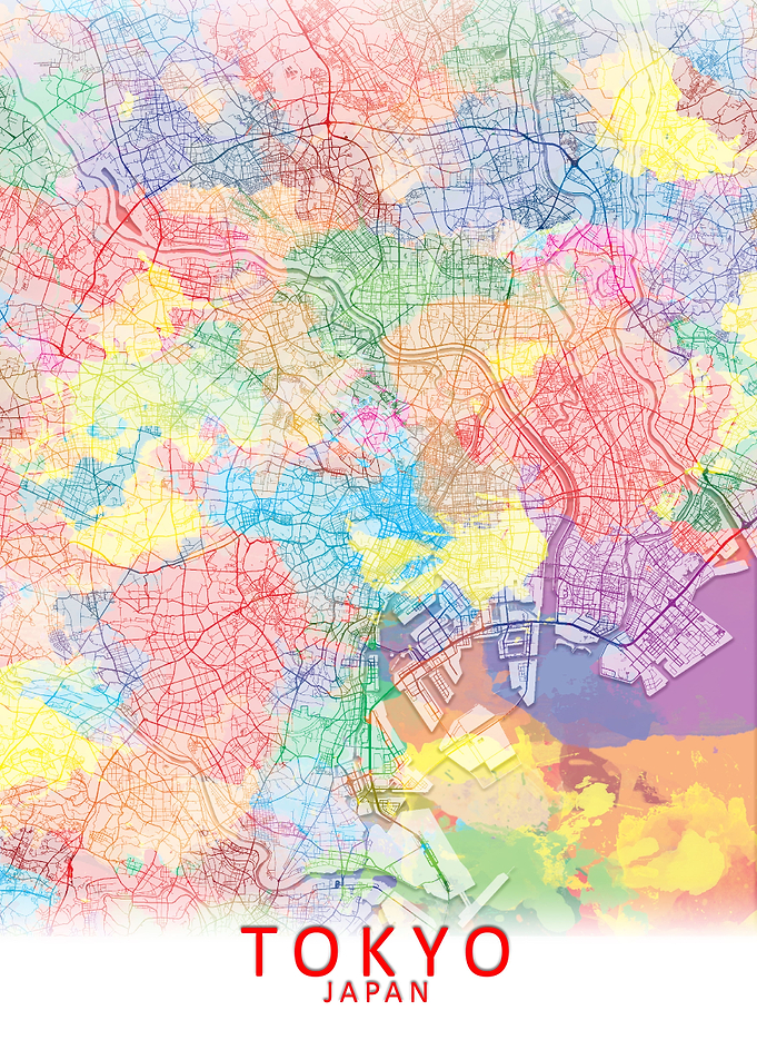 Tokyo Splash City Map