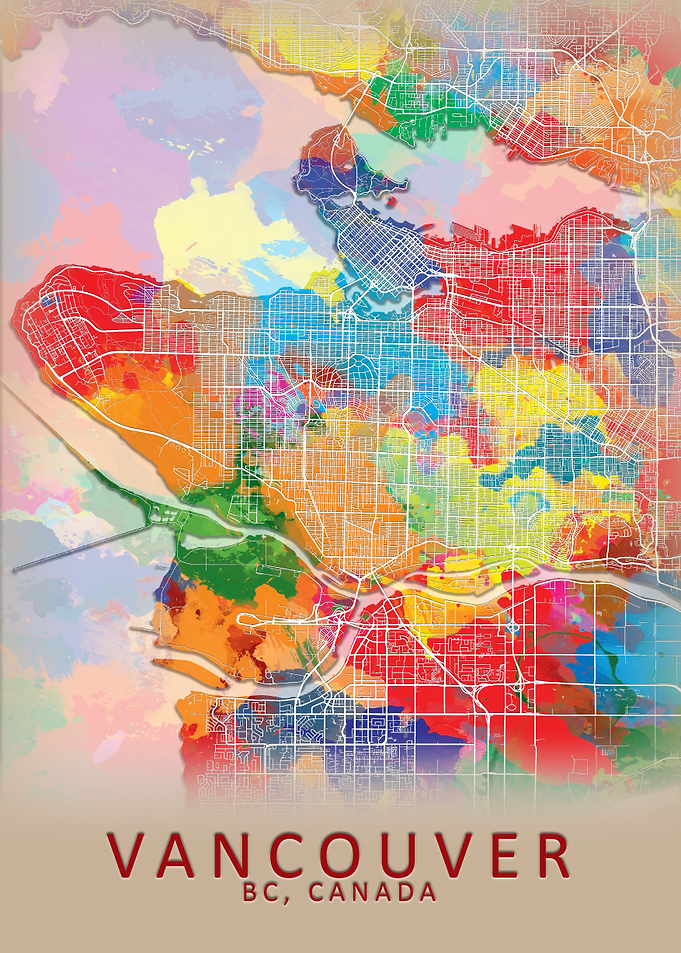 Vancouver Splash City Map