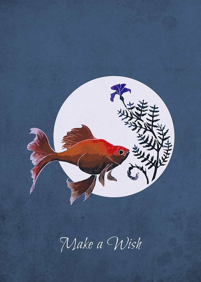Lucky goldfish design