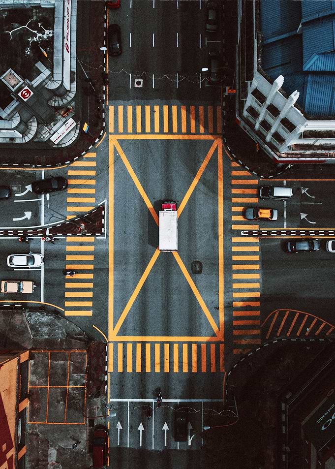 Crossroads from above
