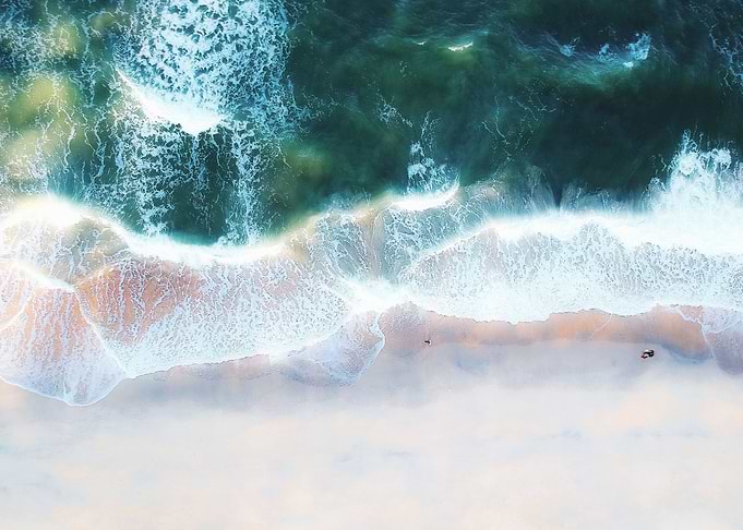Beach from above