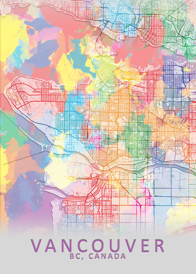 Vancouver Splash City Map