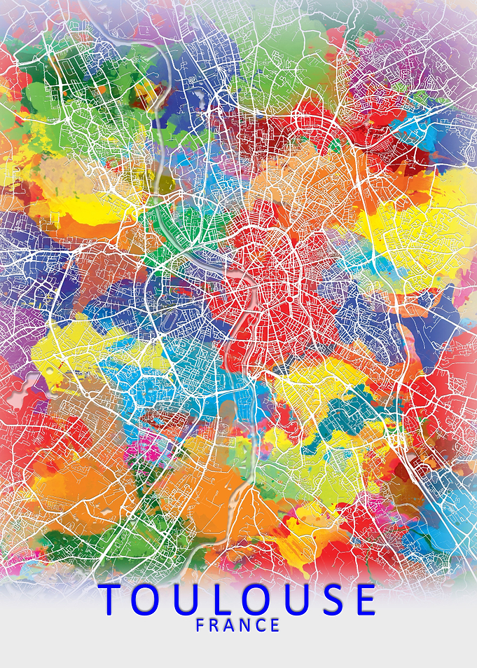 Toulouse Splash City Map