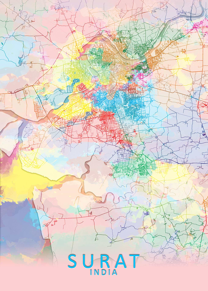 Surat Splash City Map