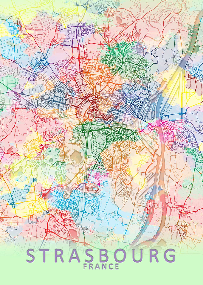 Strasbourg Splash City Map