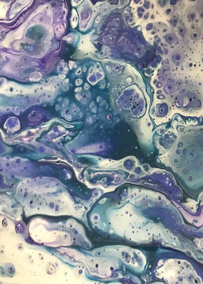 Purple Blue Bubbles