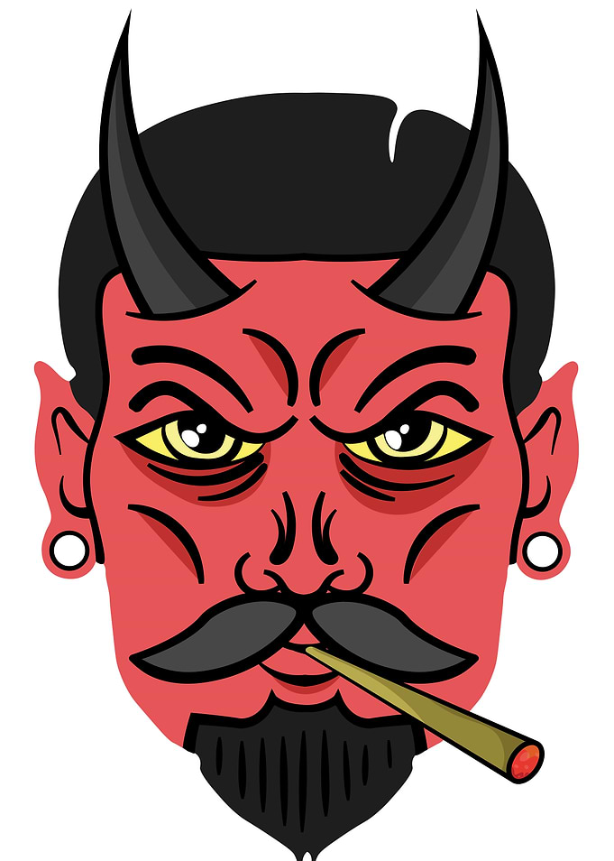 Smoking devil