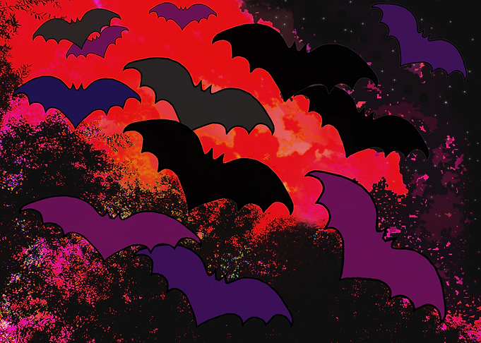 Bats In Flight