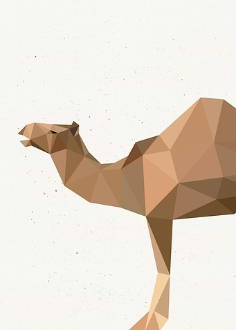 Low Poly Camel