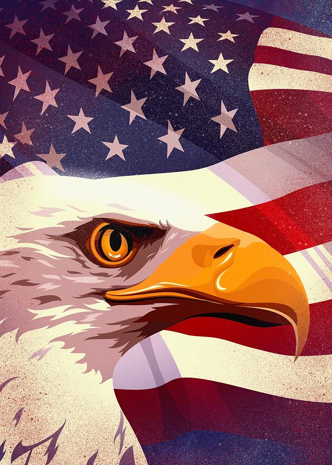 Faux Bald Eagle