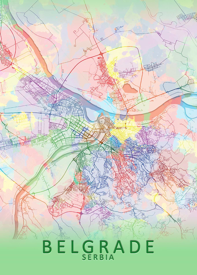 Belgrade Splash City Map