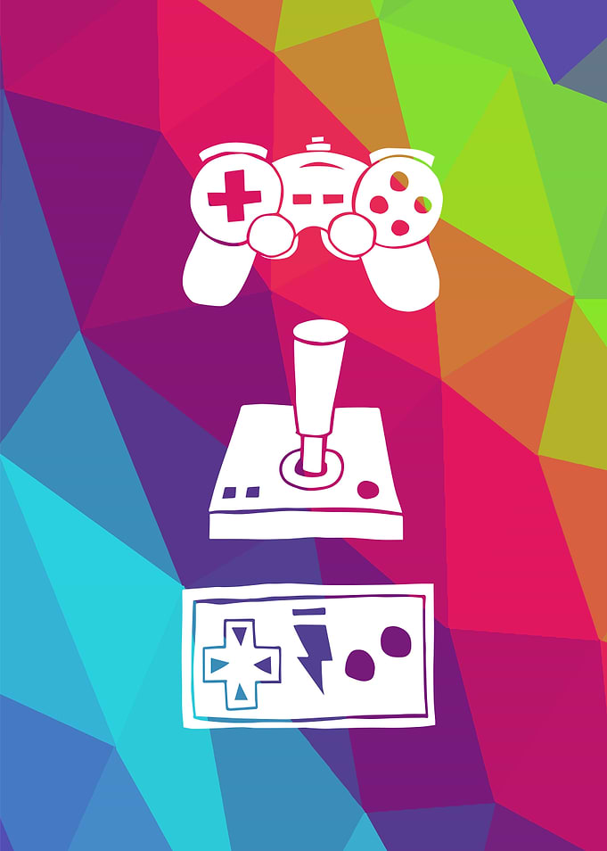Rainbow Game Controller 17