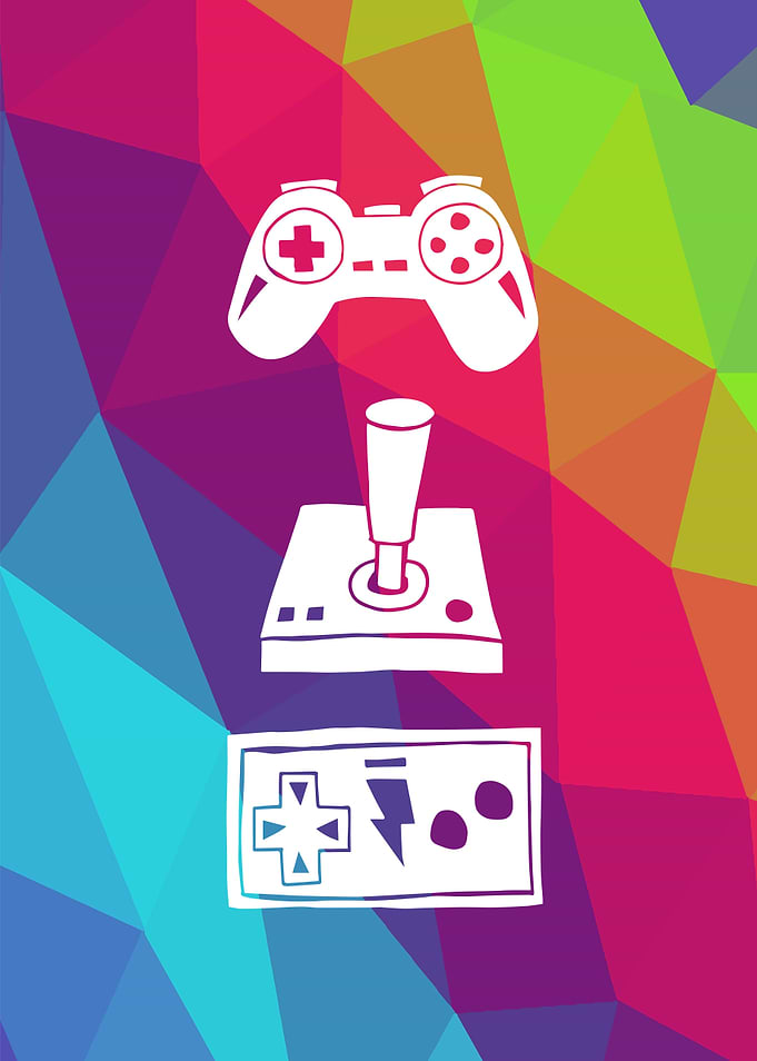 Rainbow Game Controller 22