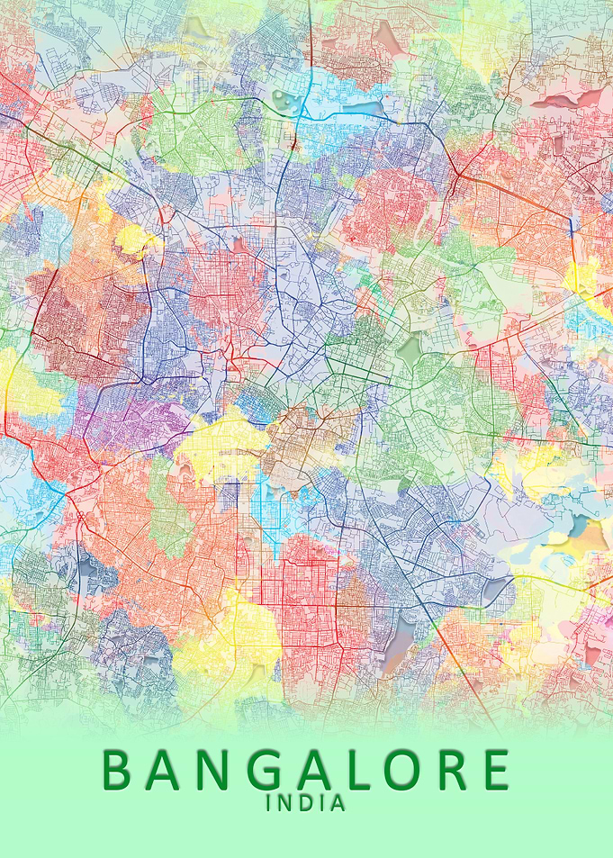 Bangalore Splash City Map