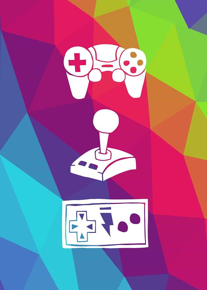 Rainbow Game Controller 15