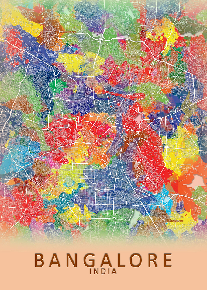 Bangalore Splash City Map