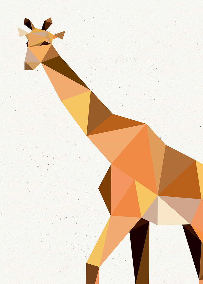 Low Poly Giraffe