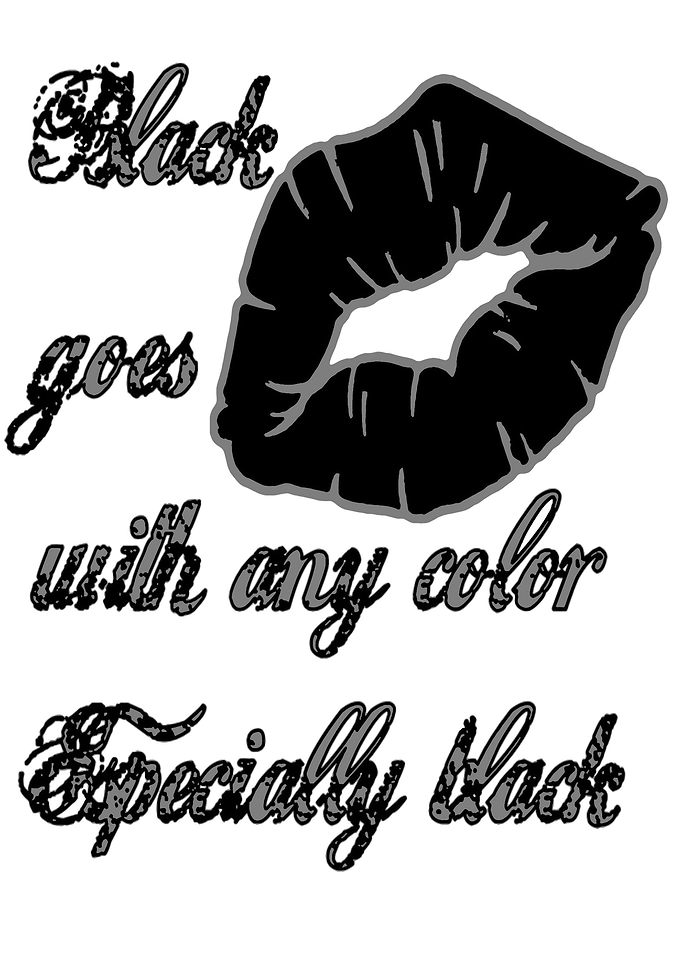 Black Goes With Any Color