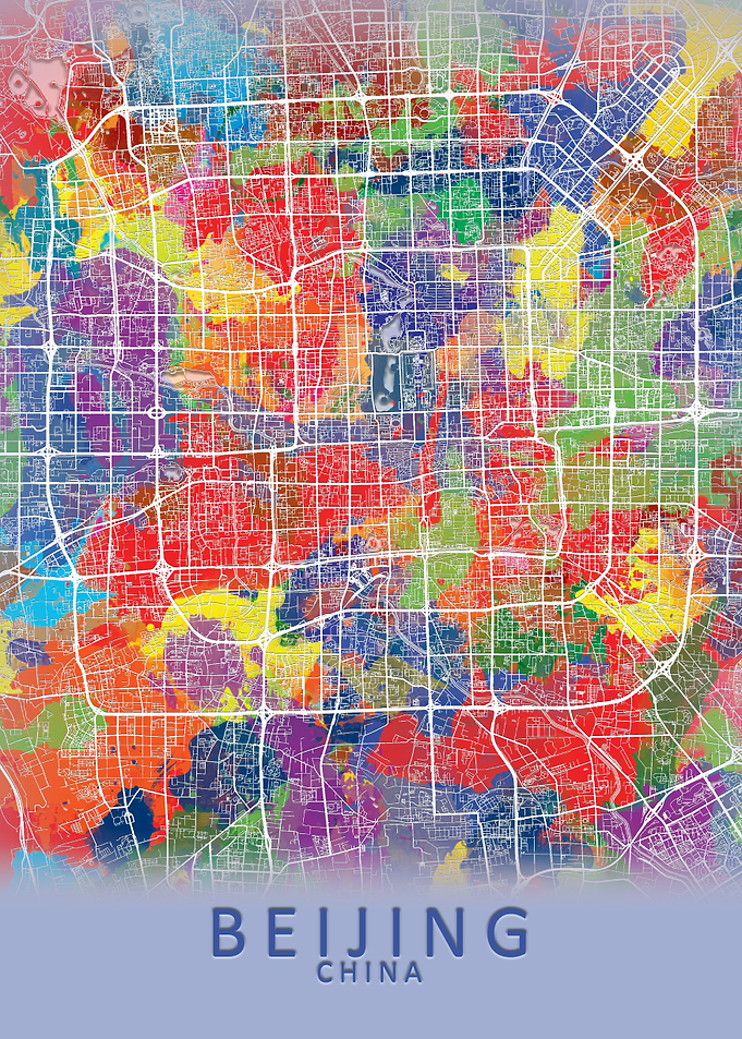 Beijing Splash City Map