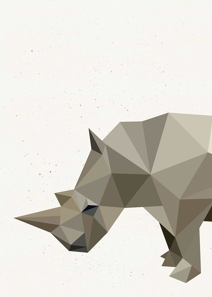 Low Poly Rhinoceros