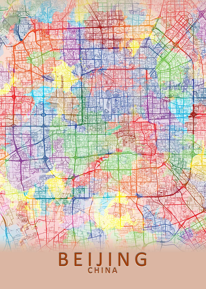 Beijing Splash City Map