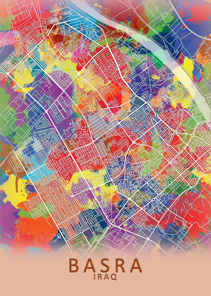 Basra Splash City Map