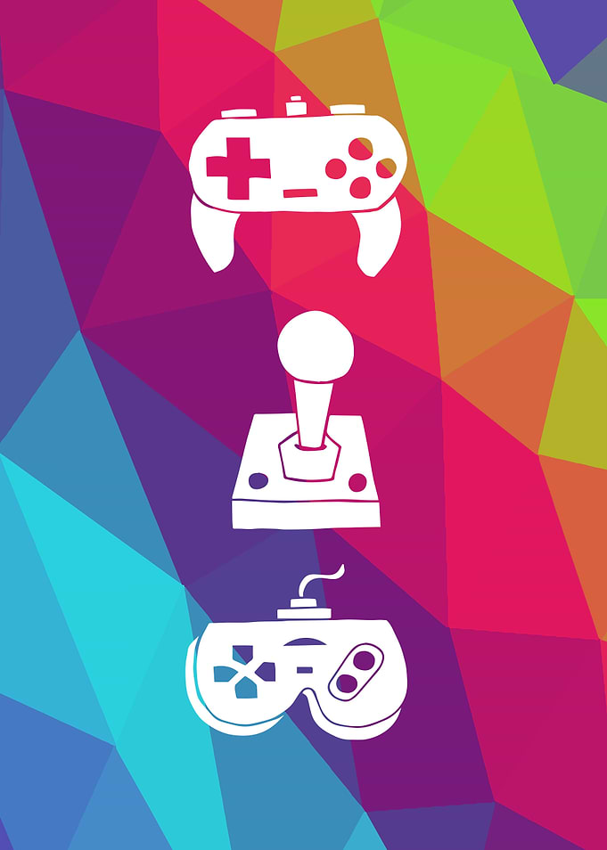 Rainbow Game Controller 14