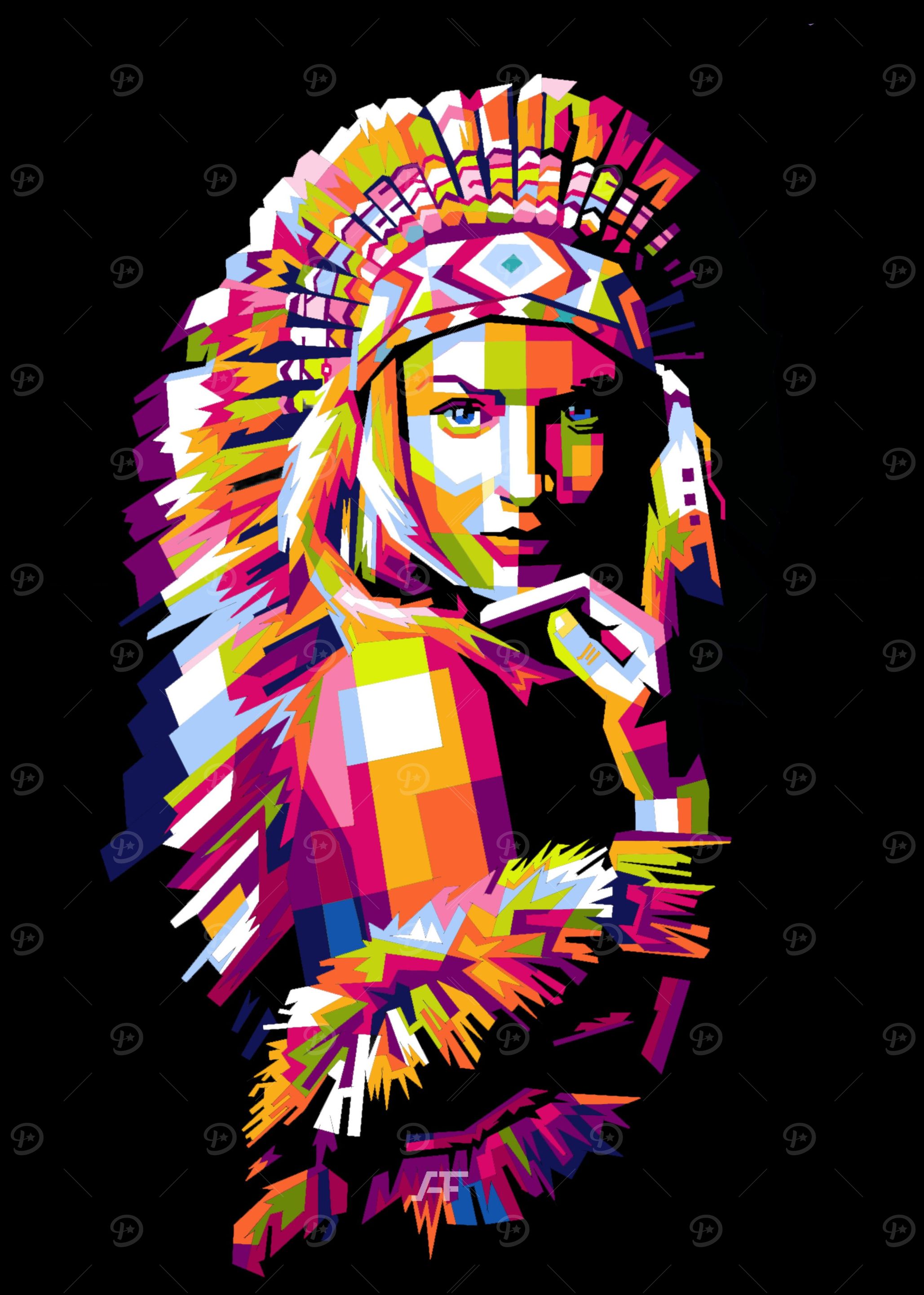 Indian Girl WPAP
