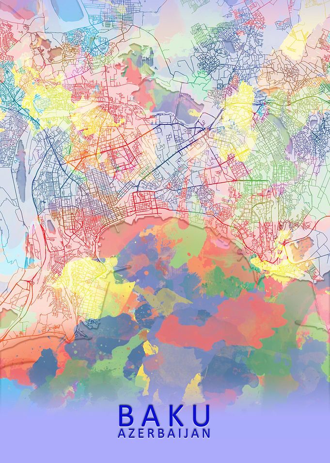 Baku Splash City Map