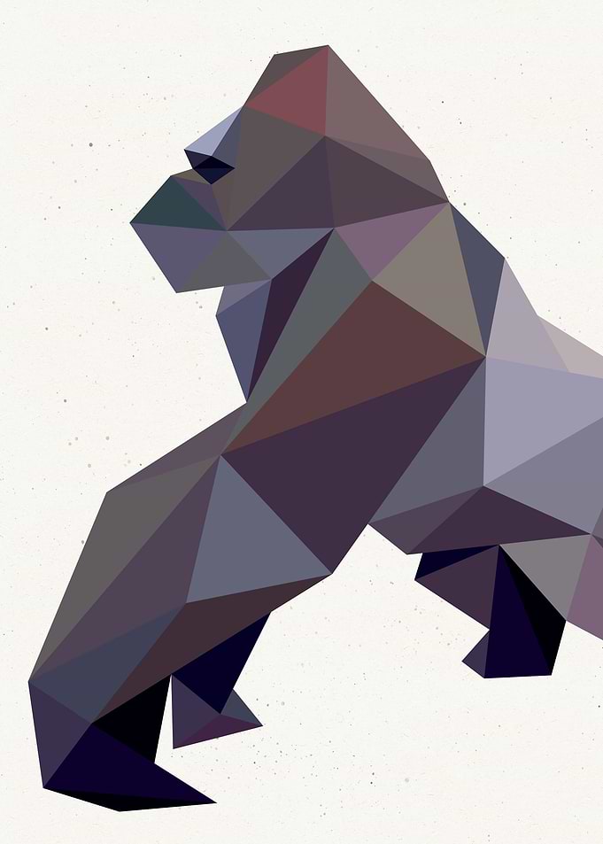 Low Poly Gorilla
